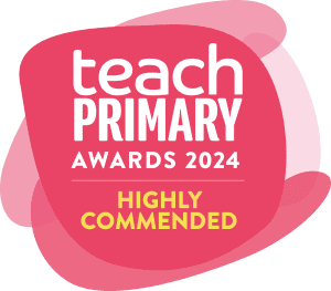 Teach Primary Highly Commended Award badge