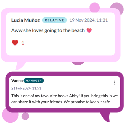 Tapestry Childhood Education Platform nurturing relationships with families using Messaging